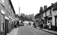 High Street And Parish Church c.1955, Kinver