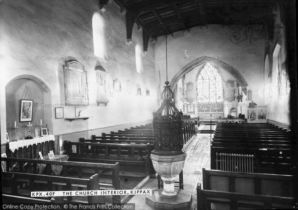 Photo of Kippax, St Mary's Church Interior c.1960