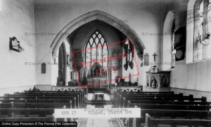 Photo of Kippax, The Church Interior c.1950