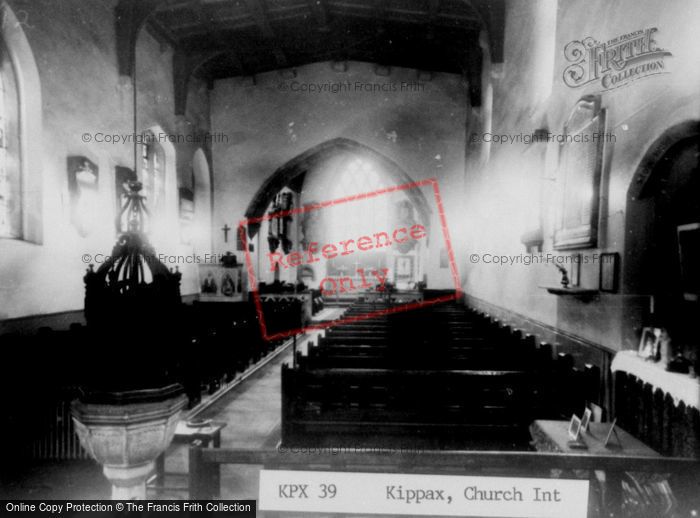 Photo of Kippax, The Church Interior c.1960