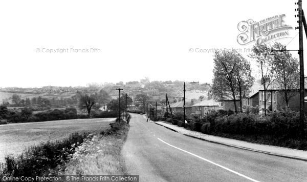 Photo of Kippax, The Leeds Road c.1960