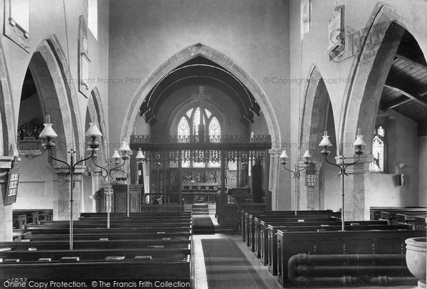 Photo of Kirby Hill, Church Interior 1913