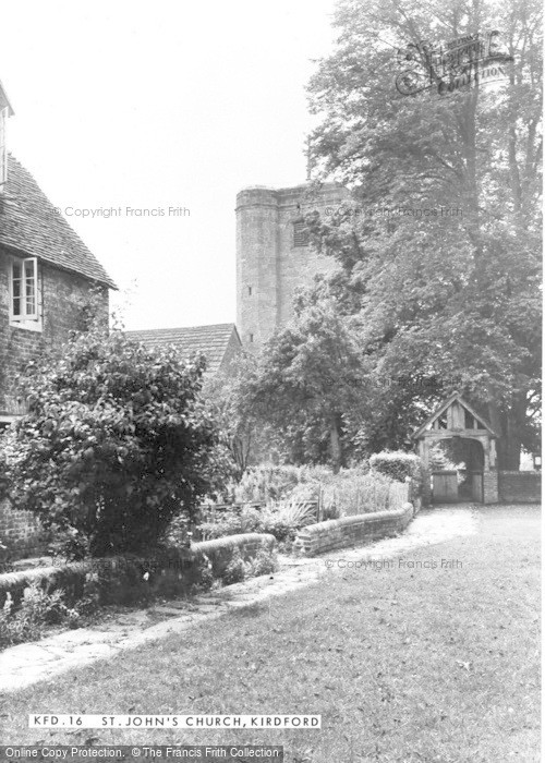 Photo of Kirdford, St John's Church c.1955