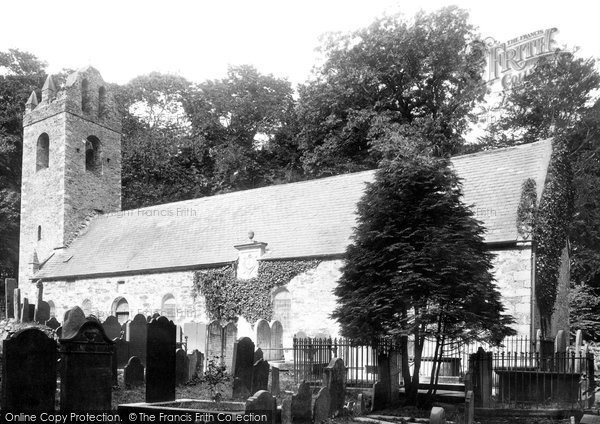 Photo of Kirk Braddan, The Old Church 1893