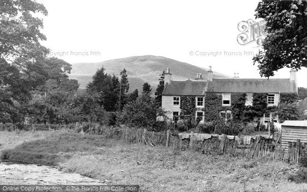 Photo of Kirkbean, The Burn And Criffell c.1955