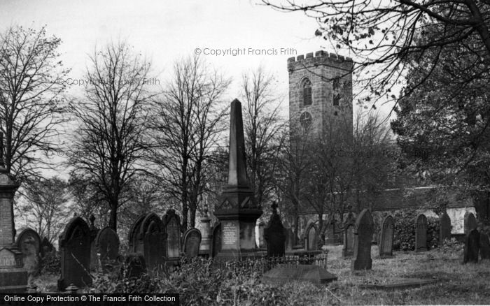 Photo of Kirkburton, All Hallows' Church And Church Yard c.1950