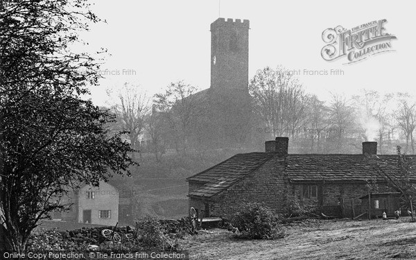 Photo of Kirkburton, All Hallows' Church From Near The Cricket Ground c.1950