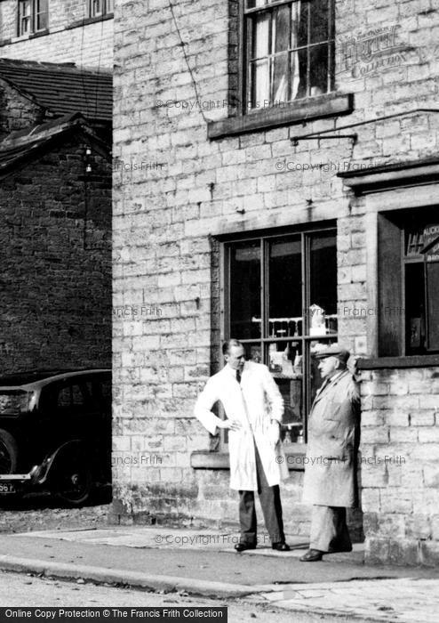 Photo of Kirkburton, Tradesmen In North Road c.1955