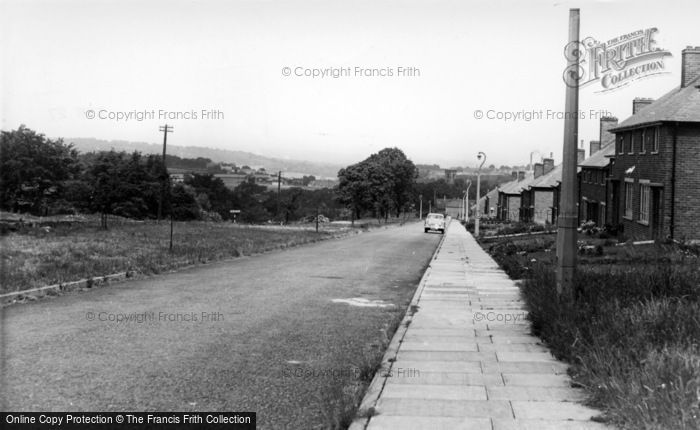 Photo of Kirkburton, View From New Estate c.1955