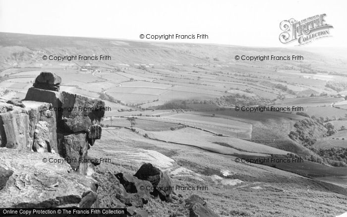 Photo of Kirkby In Cleveland, View From South Wainstones c.1955