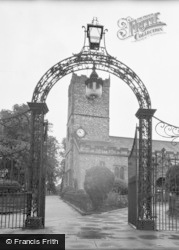 Church Gate c.1931, Kirkby Lonsdale