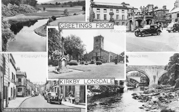Photo of Kirkby Lonsdale, Composite c.1950
