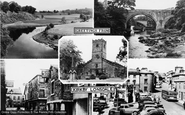 Photo of Kirkby Lonsdale, Composite c.1955