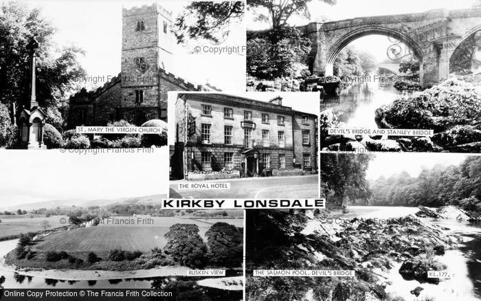 Photo of Kirkby Lonsdale, Composite c.1955