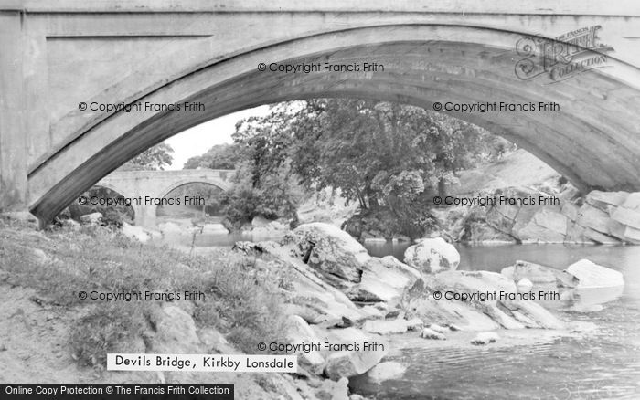 Photo of Kirkby Lonsdale, Devil's Bridge And Stanley Bridge c.1935