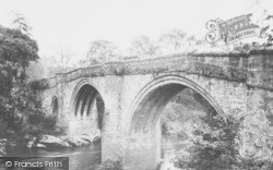 Devil's Bridge From The Meadows c.1931, Kirkby Lonsdale