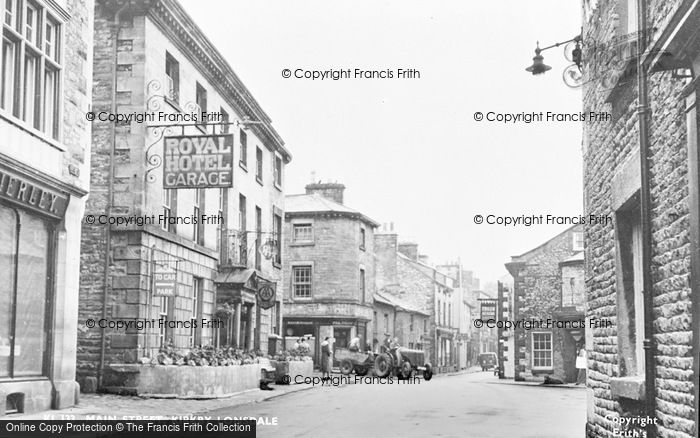 Photo of Kirkby Lonsdale, Main Street c.1955