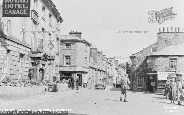 Photo of Kirkby Lonsdale, Main Street c.1960