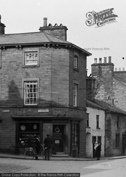 Photo of Kirkby Lonsdale, Main Street, Watchmaker And Optician c.1910