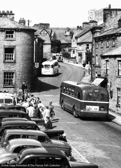 Photo of Kirkby Lonsdale, Market Hill 1957