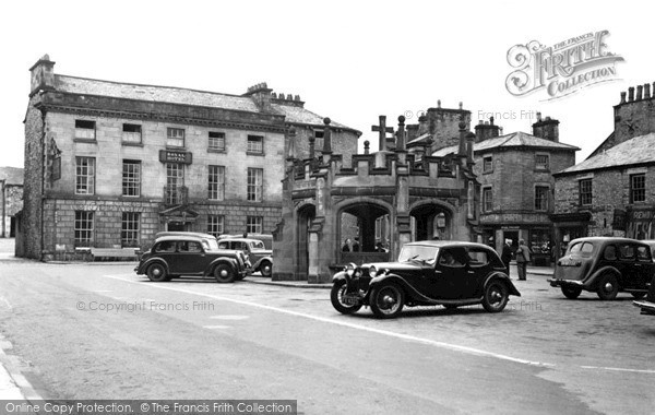 Photo of Kirkby Lonsdale, Market Place c.1955