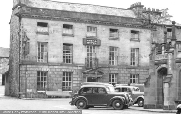 Photo of Kirkby Lonsdale, Royal Hotel c.1955