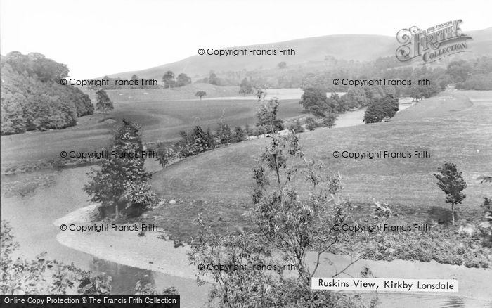 Photo of Kirkby Lonsdale, Ruskin's View c.1950