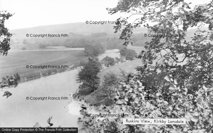 Photo of Kirkby Lonsdale, Ruskin's View c.1950