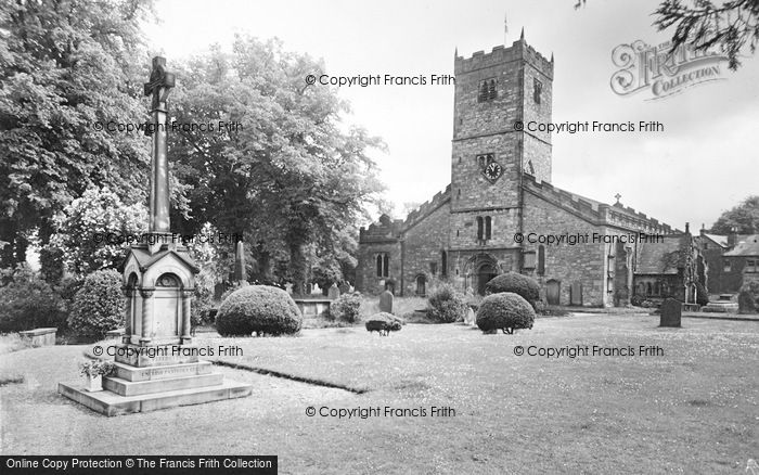 Photo of Kirkby Lonsdale, St Mary's Church And Memorial c.1955