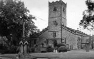 St Mary's Church And Memorial c.1955, Kirkby Lonsdale
