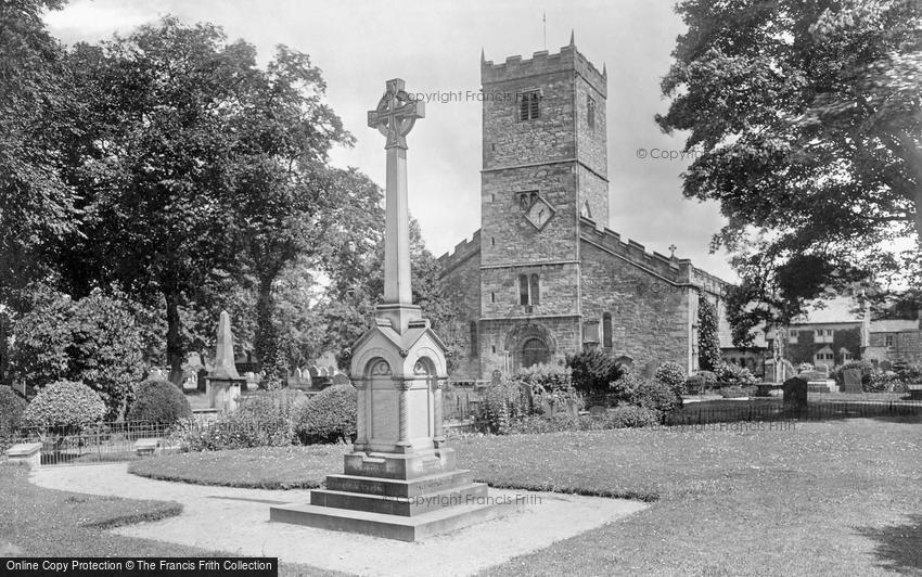 Kirkby Lonsdale, St Mary's Church and War Memorial 1924