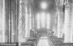 St Mary's Church Interior 1899, Kirkby Lonsdale
