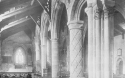 St Mary's Church Interior 1899, Kirkby Lonsdale