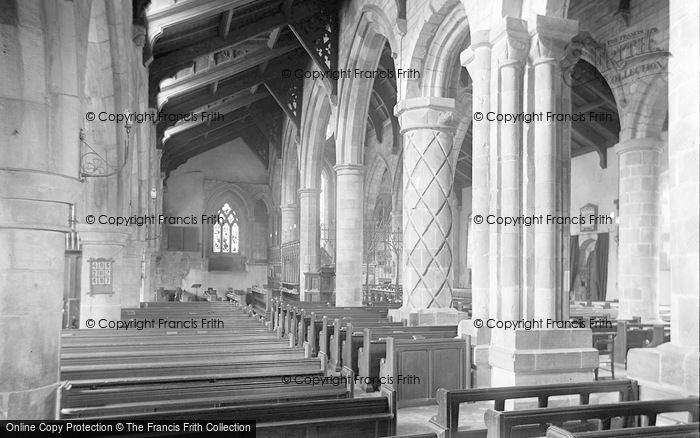 Photo of Kirkby Lonsdale, St Mary's Church, Norman And Early English Arches c.1931
