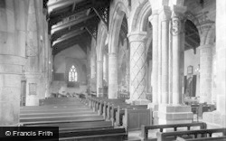 St Mary's Church, Norman And Early English Arches c.1931, Kirkby Lonsdale
