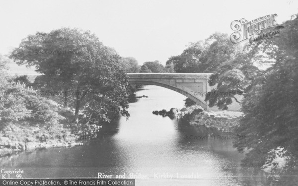 Photo of Kirkby Lonsdale, Stanley  Bridge c.1932