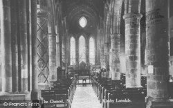 The Chancel Of St Mary's Church c.1931, Kirkby Lonsdale