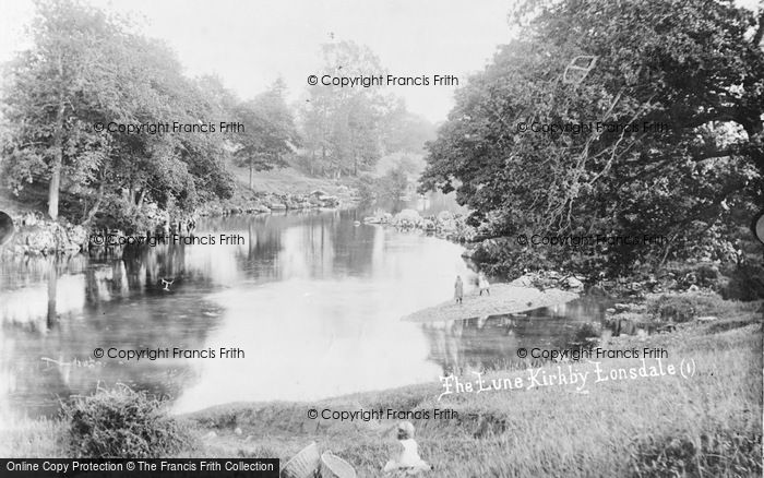 Photo of Kirkby Lonsdale, The Lune c.1910