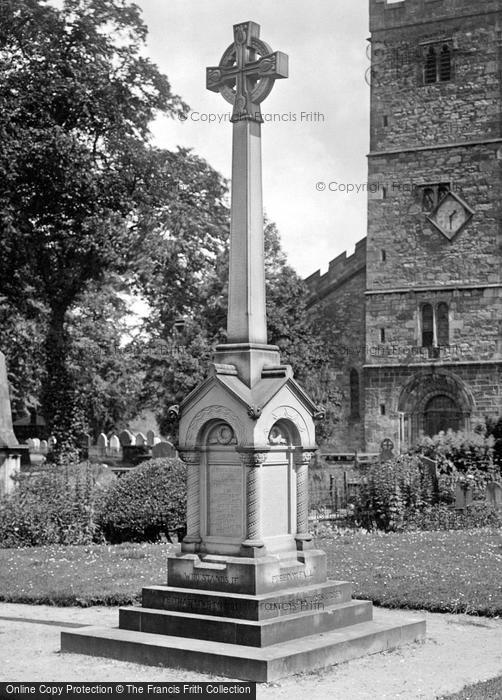 Photo of Kirkby Lonsdale, The War Memorial 1924