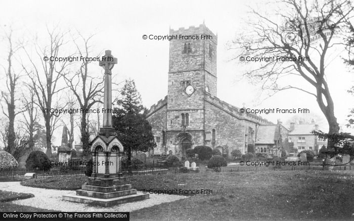 Photo of Kirkby Lonsdale, War Memorial And St Mary's Church c.1935