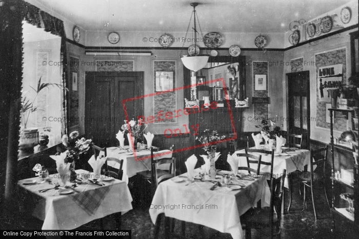 Photo of Kirkby Lonsdale, Waverley Café Interior 1926