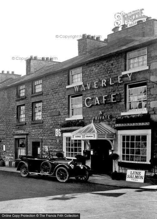 Photo of Kirkby Lonsdale, Waverley Cafe, Market Place 1926