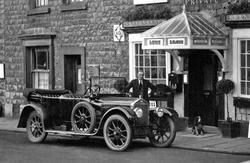Wolseley Car Outside The Waverley Café 1926, Kirkby Lonsdale
