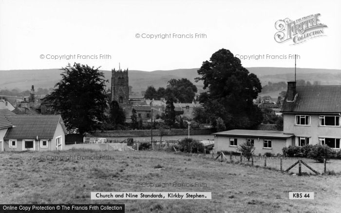 Photo of Kirkby Stephen, Church And Nine Standards c.1965