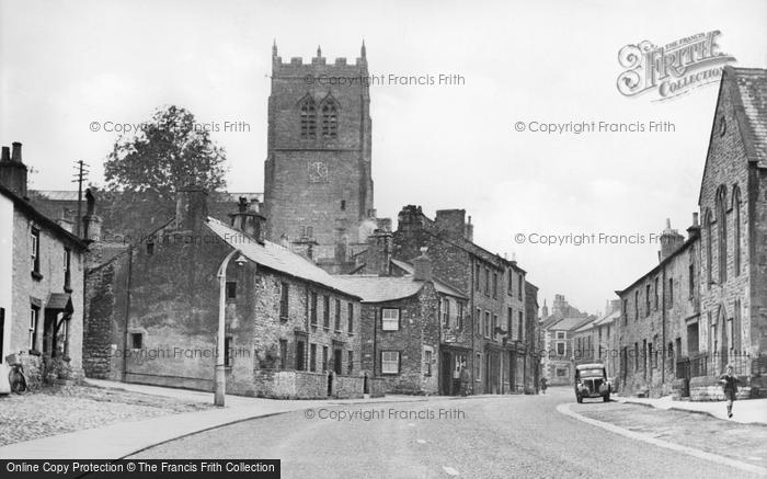 Photo of Kirkby Stephen, Church From North Row c.1955