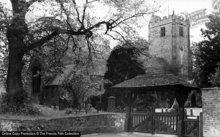 Photo of Kirklington, The Lychgate And Church c.1960