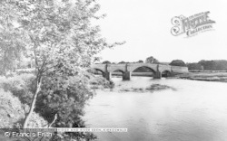 The Bridge And River Eden c.1965, Kirkoswald