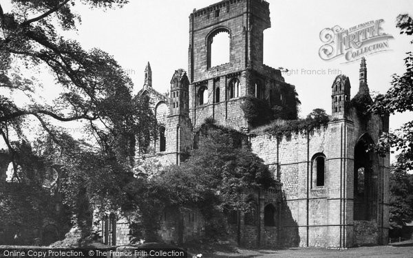 Photo of Kirkstall Abbey, 1888
