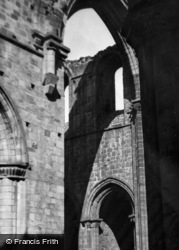 Kirkstall Abbey, An Archway In Shadow 1959, Kirkstall