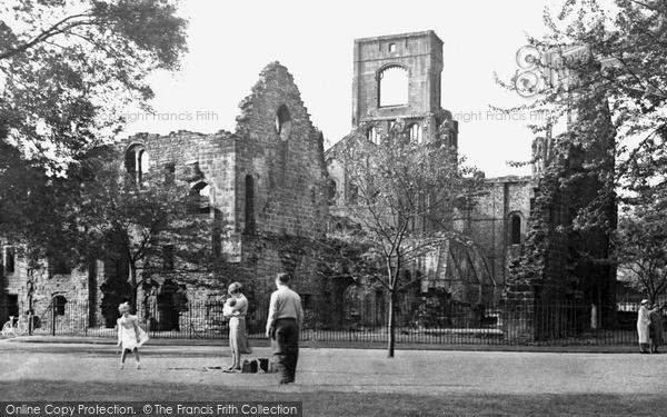 Photo of Kirkstall Abbey, c.1960